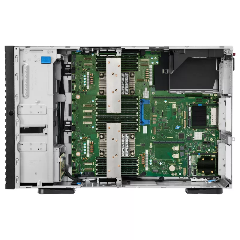 HP Enterprise HPE ProLiant ML350 Gen12 server tower, Intel Xeon 6505P 2,2GHz 12-Core, 64GB RAM, 8 SFF hot plug, MR408i-o, 2x1000W