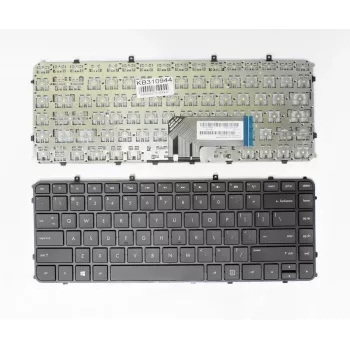HP Envy serie 4-1000 tastiera di ricambio - layout nordico, retroilluminata, nera, con telaio