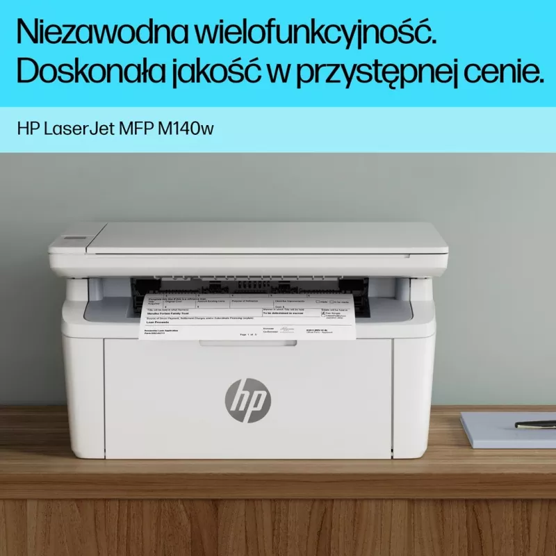 HP LaserJet M140w Stampante laser multifunzione monocromatica wireless, copiatrice, scanner