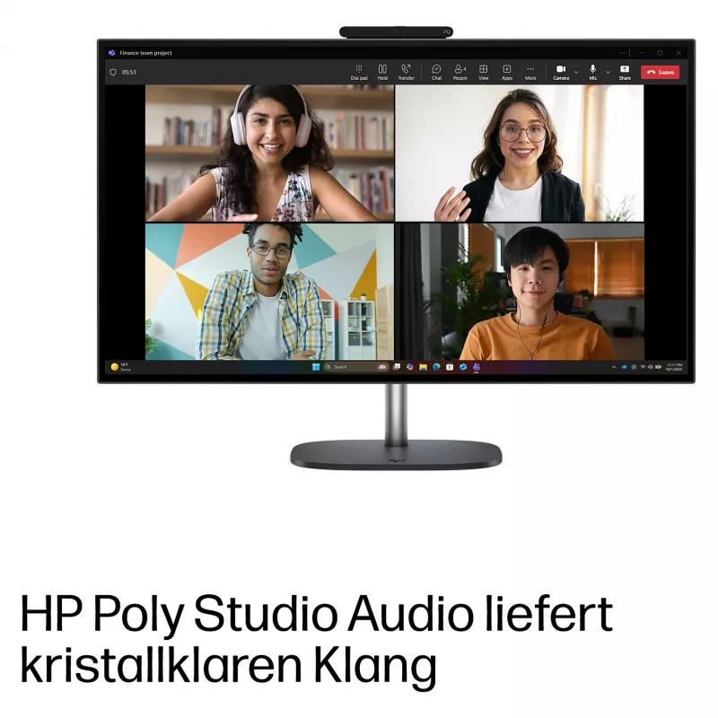 HP OmniStudio X 27-cx0475ng PC all-in-one, 27 inch touchscreen QHD, Intel Core Ultra 7, 24GB RAM, 1TB SSD, RTX 5050, Windows 11 Home