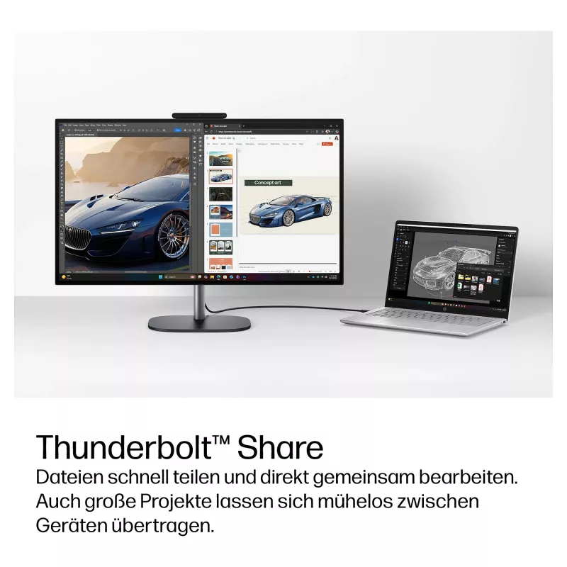 HP OmniStudio X 27-cx0475ng PC all-in-one, 27 inch touchscreen QHD, Intel Core Ultra 7, 24GB RAM, 1TB SSD, RTX 5050, Windows 11 Home