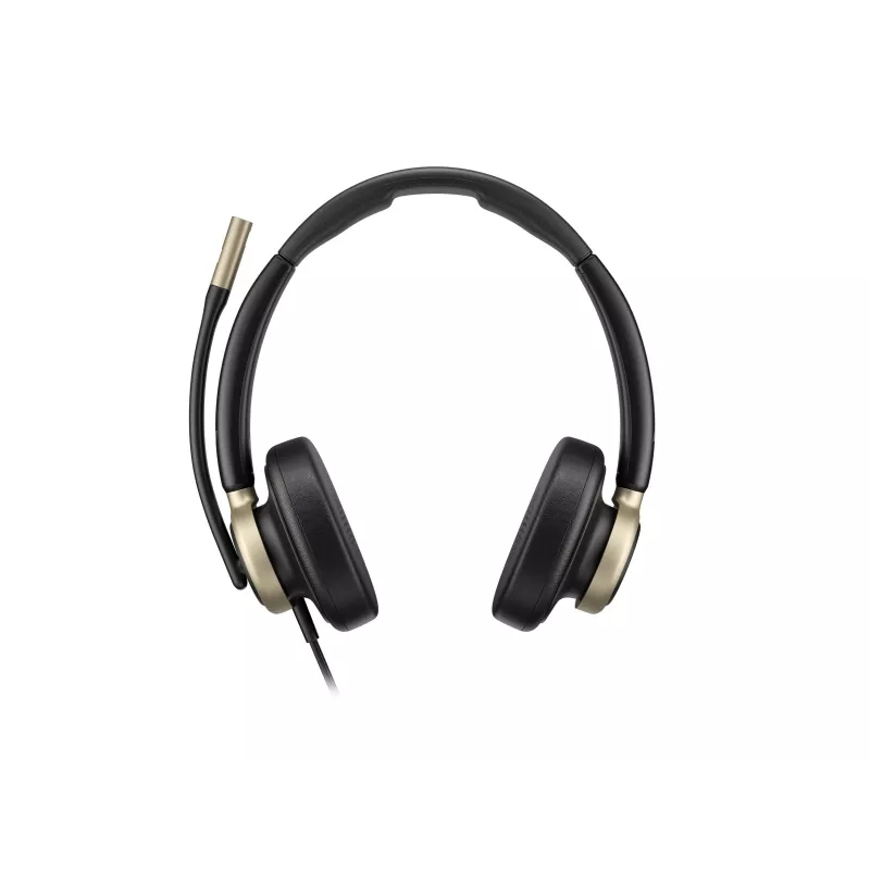 HP Poly Mission 825 cuffie con microfono stereo USB cablate, cancellazione attiva del rumore