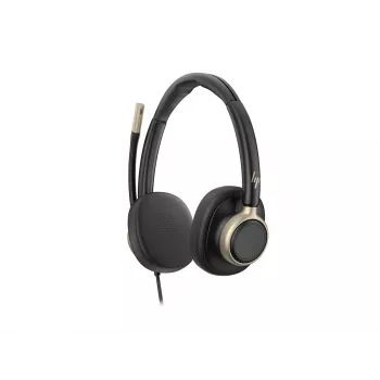 HP Poly Mission 825 headset stereo USB con cavo, cancellazione attiva del rumore