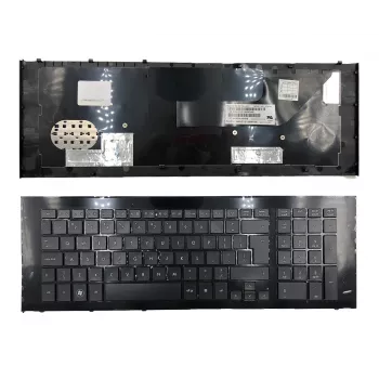 HP ProBook 4720s Tastiera UK – nero, full-size, chiclet, meccanismo a forbice, tastierino numerico, cavo flat interno
