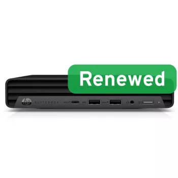 HP Renewed Grade B ProDesk 800 G6 Small Form Factor PC desktop, Intel Core i5-10500, 16 GB RAM, 256 GB SSD NVMe, Intel UHD Graphics 630, Windows 11 Pro