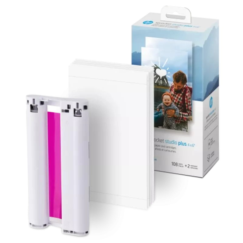HP Sprocket Studio Plus carta fotografica 4x6 (108 fogli) - lucida