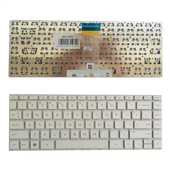 Tastiera di ricambio per HP Stream 14-DS, US inglese, bianco