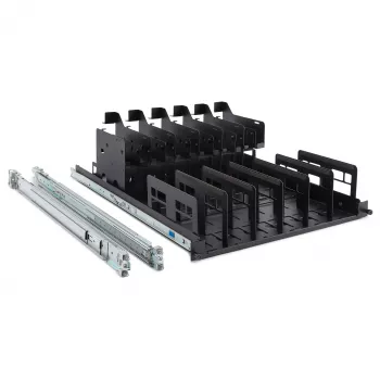 HP Z2 Mini G9 Rail Rack Kit - kit di montaggio a slitta 1U senza attrezzi per mini workstation