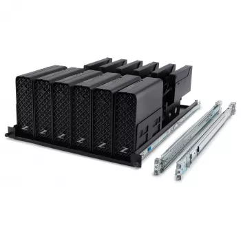 HP Z2 Mini G9 Rail Rack Kit - kit di montaggio a slitta 1U senza attrezzi per mini workstation