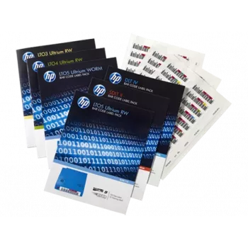 Etichetta con codice a barre HPE LTO7 Ultrium RW (100+10) Q2014A