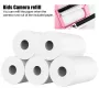 HQ adesivi in carta termica autoadesivi, 5 rotoli, 57mm x 25mm per fotocamera istantanea per bambini