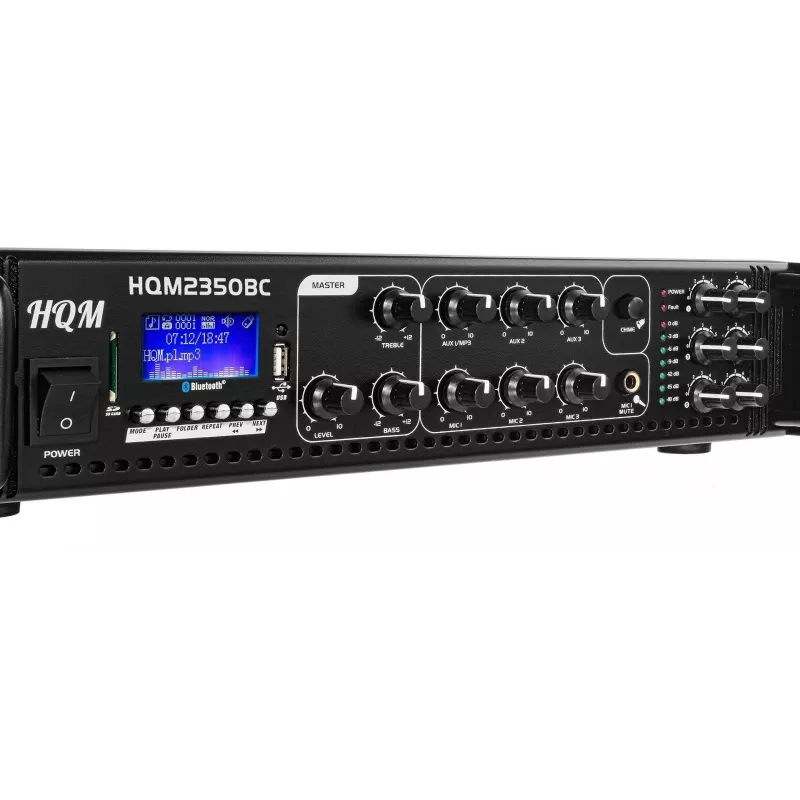 HQM HQM2350BC amplificatore radio FM/MP3/Bluetooth 350W