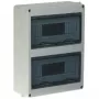Quadro di distribuzione da parete HT-24, ermetico, 24 moduli, IP65, grigio