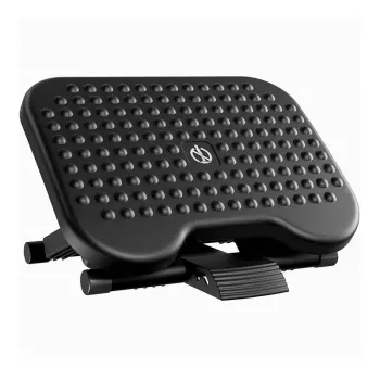 HUANUO poggiapiedi ergonomico HNFR3 - regolabile in altezza e inclinazione, nero