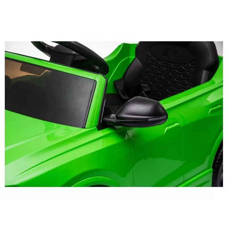 HUAWEI Audi RS Q8 auto a batteria con luci LED, MP3 e telecomando verde