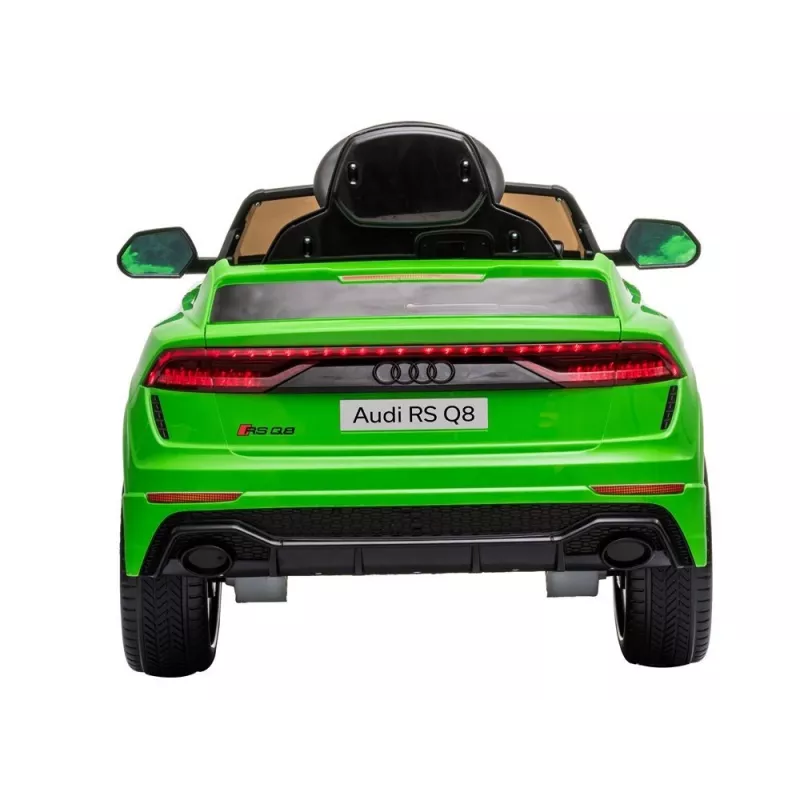 HUAWEI Audi RS Q8 auto a batteria con luci LED, MP3 e telecomando verde