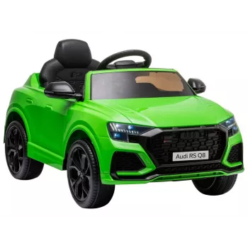 HUAWEI Audi RS Q8 auto a batteria con luci LED, MP3 e telecomando verde