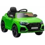 HUAWEI Audi RS Q8 auto a batteria con luci LED, MP3 e telecomando verde