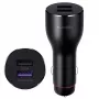 Huawei caricabatterie auto Super Charge doppia porta 40W nero