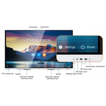 HUAWEI IdeaHub Board 3 Pro IHB2-86PB dispositivo di collaborazione intelligente 86 pollici schermo a infrarossi jade white