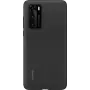 Huawei P40 custodia in silicone nera