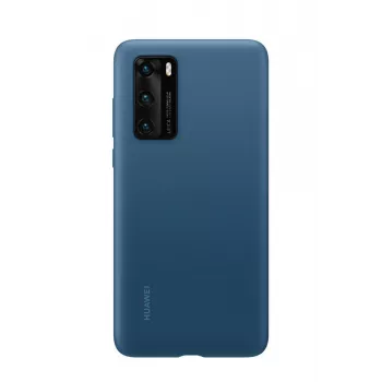 Huawei Custodia in silicone per P40 blu