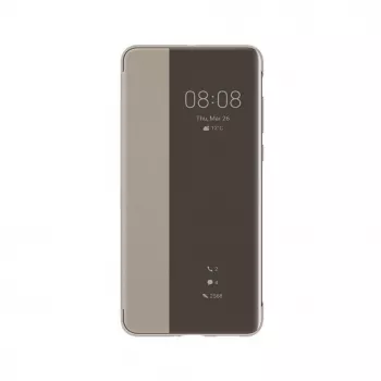 Huawei P40 Smart View Flip Cover custodia khaki