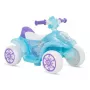 Huffy Frozen Bubble quad, cavalcabile elettrico 7,2 V, blu