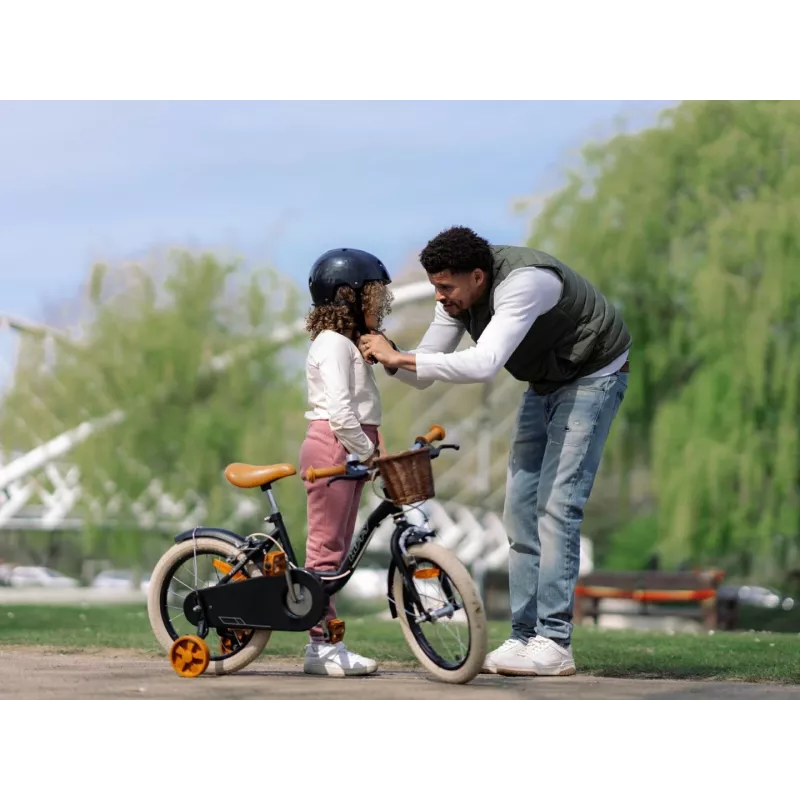 Huffy Vintage 16 bicicletta per bambini - nero lucido (21255W)