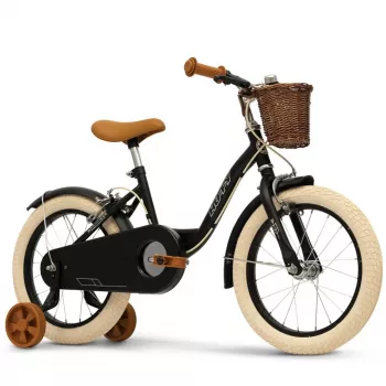 Huffy Vintage 16 bicicletta per bambini - nero lucido (21255W)