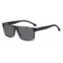 HUGO BOSS BLACK Occhiali da sole BOSS1760GS38I uomo montatura squadrata lenti grigio scuro 59mm