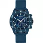 HUGO BOSS orologio uomo 1513919 46 mm cassa in acciaio inox cinturino in silicone nero cronografo al quarzo