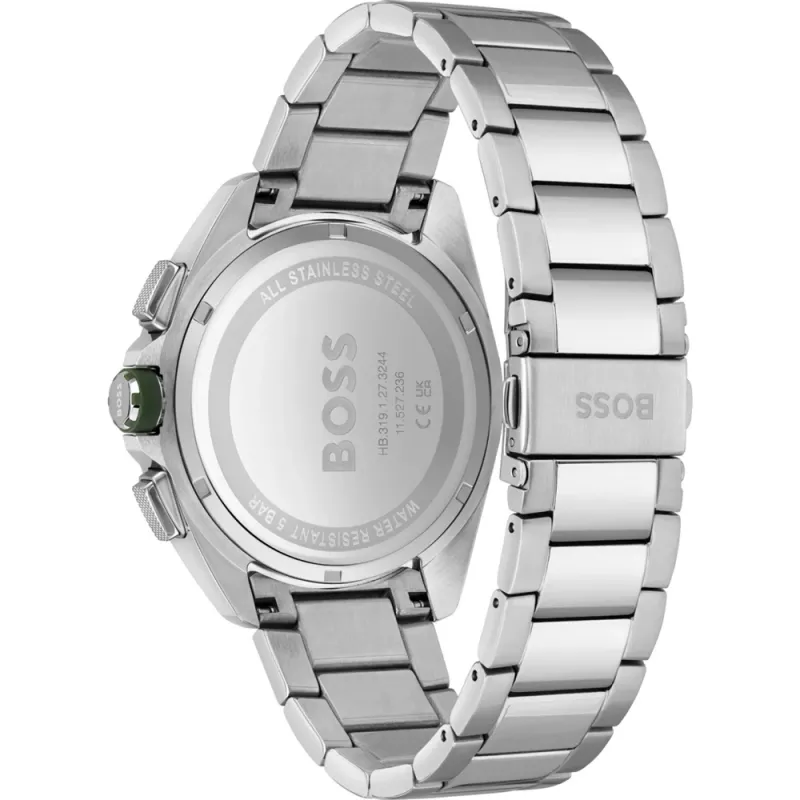 HUGO BOSS orologio uomo 1513951 44mm acciaio inox quadrante blu cronografo