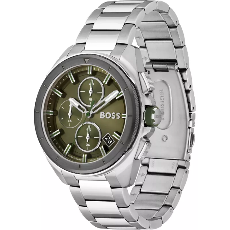 HUGO BOSS orologio uomo 1513951 44mm acciaio inox quadrante blu cronografo