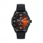 HUGO MAN 1530275 Orologio cronografo al quarzo 45mm quadrante blu cinturino in pelle marrone