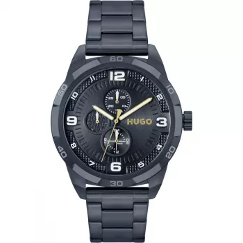 HUGO Orologio uomo 1530278 45mm acciaio inox cronografo