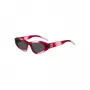 HUGO Occhiali da sole unisex HG-1282-S-C48 montatura a cerchio completo rettangolare 52/23/145 mm nero/grigio UV400