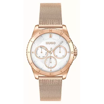 HUGO Orologio donna 1540161 36mm Acciaio inox Mesh Argento