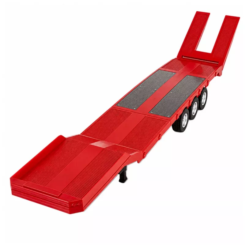 Huina 1:18 rimorchio a pianale ribassato per Scania 770S camion RC - rosso