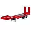 Huina 1:18 rimorchio a pianale ribassato per Scania 770S camion RC - rosso