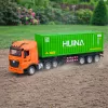 HUINA 1:18 RC radiocomando camion con container, luci e suoni