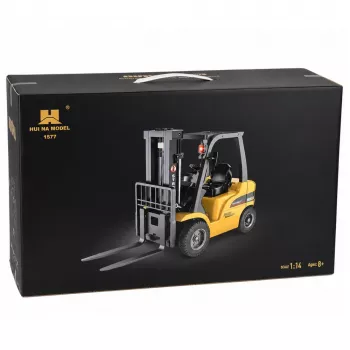 HUINA 1577 1:14 Grande carrello elevatore radiocomandato RC con pinza per pallet