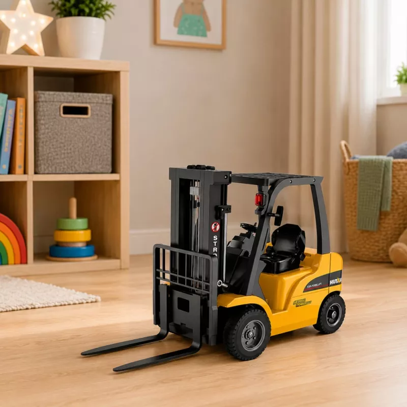 HUINA 1577 1:14 Grande carrello elevatore radiocomandato RC con pinza per pallet
