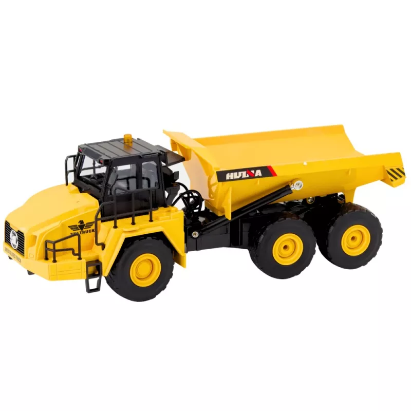 Huina Telecomando RC dumper 1553 giallo 1:16