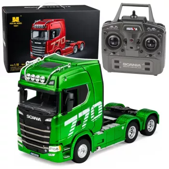 Huina Scania Truck radiocomando RC verde 1:18