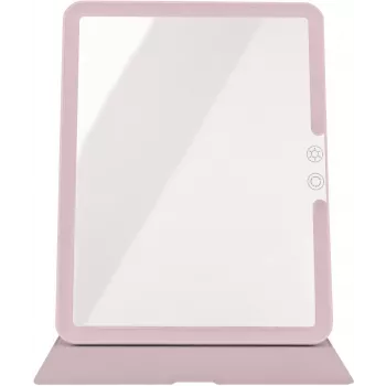 Humanas HS-ML02 specchio da trucco LED con illuminazione - rosa