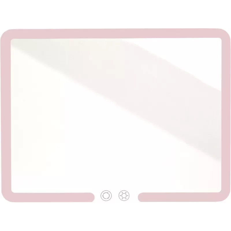 Humanas HS-ML02 specchio da trucco LED con illuminazione - rosa