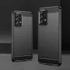 Hurtel Carbon Case Cover flessibile a custodia per Samsung Galaxy A53 5G nero