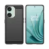 Hurtel Carbon Case Cover in Silicone per OnePlus Ace 2V / OnePlus Nord 3 - Nero
