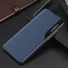 Hurtel Eco Leather View Case per Samsung Galaxy A05s con patta - blu